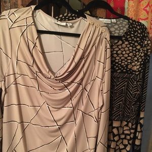 Susan Graver 2fer tops